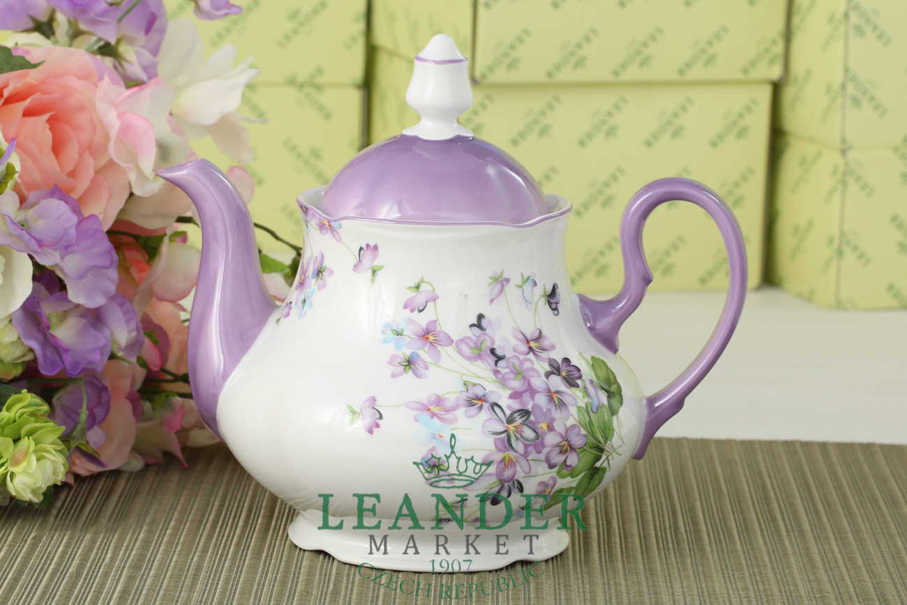 Чайный сервиз 6 персон 15 предметов Мэри-Энн, Лиловые цветы 03160725-2391