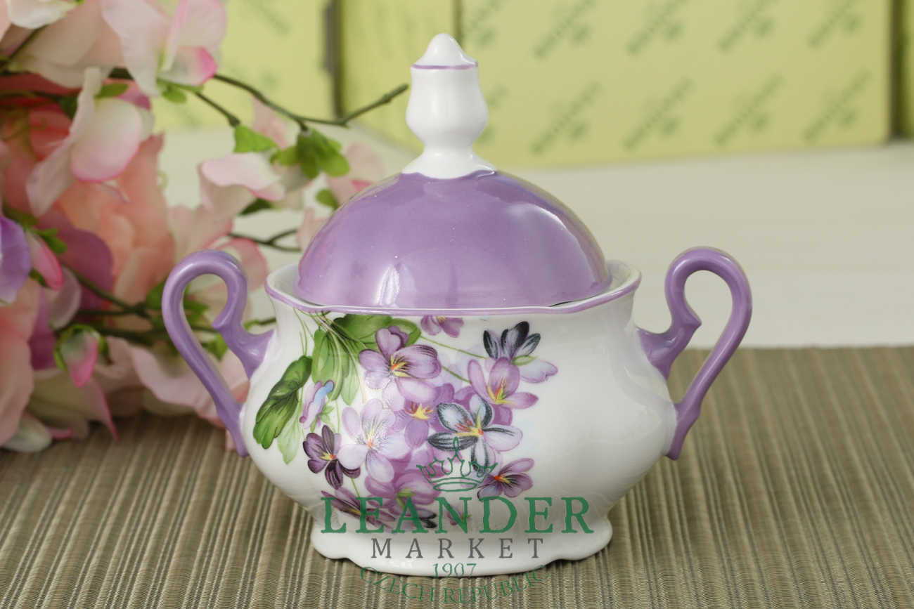Чайный сервиз 6 персон 15 предметов Мэри-Энн, Лиловые цветы 03160725-2391