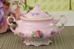 Чайный сервиз 6 персон 15 предметов Соната Полевые цветы, розовый фарфор 07260725-0008