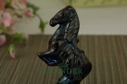 Фигурка Лошадь 9 см, черная, хамелеон 21118587-2311