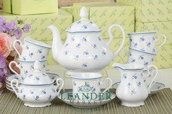 Чайный сервиз 6 персон 15 предметов Мэри-Энн, Синие цветы 03160725-0887