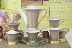 Чайный сервиз 6 персон 15 предметов Светлана, Золотые цветы 57160725-2241